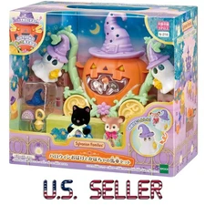 Sylvanian Families Halloween Ghost & Pumpkin Carriage SE-216 Set Calico Critters