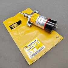 Fuel Shutoff Solenoid 12V 125-5773  For CAT 3204 3304 3304B 3306 3306B Engine