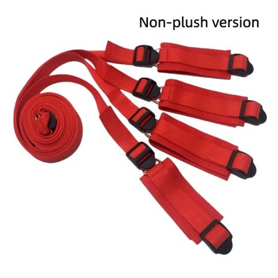 Bed Bondage Restraint Set Adjustable Wrist Ankle Cuffs Comfortable Couples