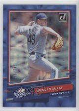 2020 Panini Donruss The Rookies Blue 58/249 Brendan McKay #R-7 1u6