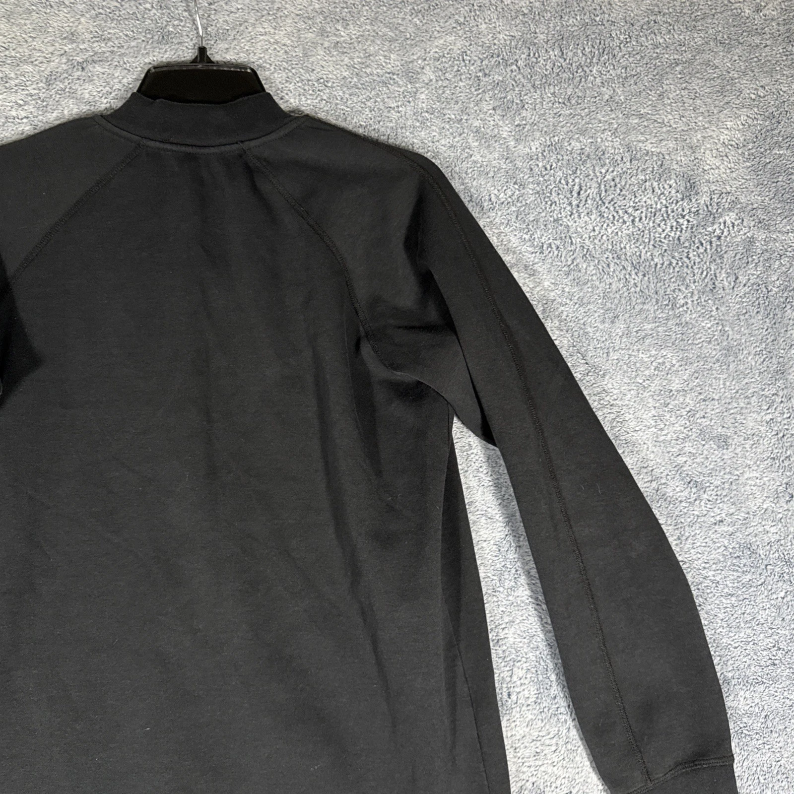 Apple Store Employee Jacket Full Zip Adult Size Small Logo Black Cotton Blend - product detail image 17