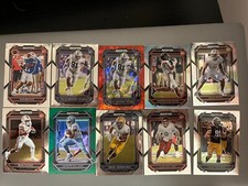 2023 PRIZM DRAFT rookie card red cracked ice green SILVER refractor, Rashee Rice