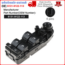 FOR BMW 5 Series E60 E61 Electric Window (FRONT/RH) Power Master Switch NEW