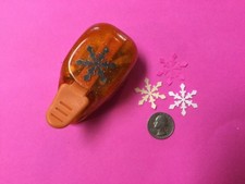 E K Success Paper Shaper 1" SNOWFLAKE CRAFT PUNCH Excellent Working Order