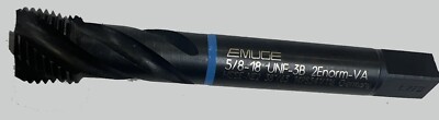 EMUGE 5/8-18 UNF-3B 2ENORM-VA BOTTOMING HAND TAP
