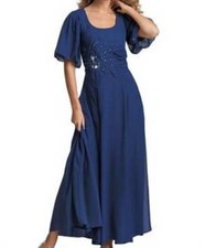 Mother of Bride Groom Wedding evening party Women's Church dress Gown plus 24W2X