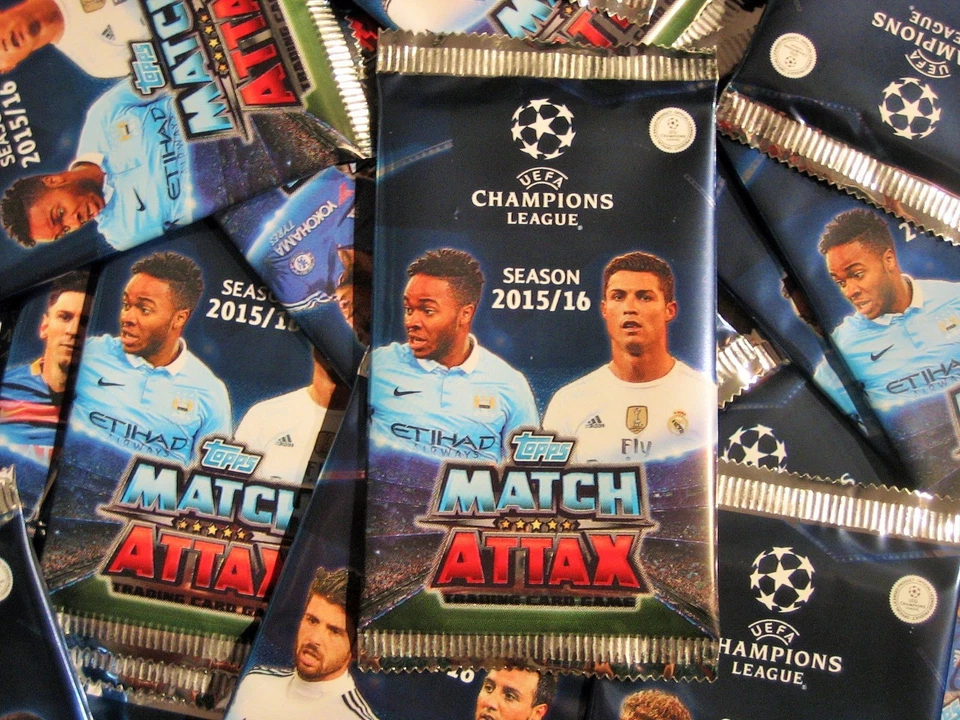 Topps Match Attax Champions League 15 / 16 - 20 BOOSTER 100 Karten - 2015 2016