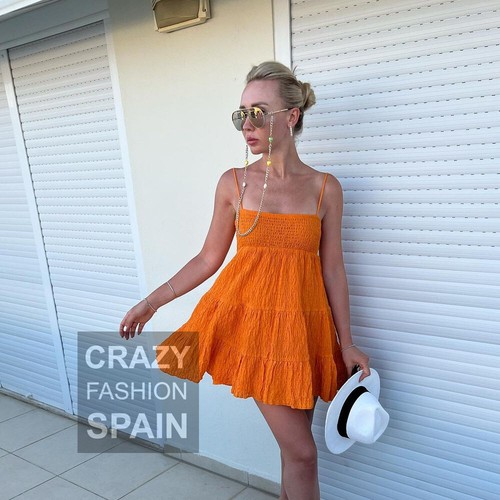 zara orange dress