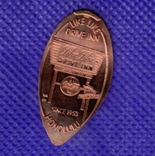 HAWAII LIKE LIKE DRIVE INN Honolulu *Since 1953 Elongated Pressed Copper Penny