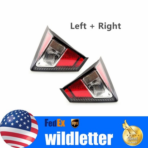 Pair Inner Tail Lights Rear Brake Lamp Set For Ford Escape Kuga 2017 - 2019 12V