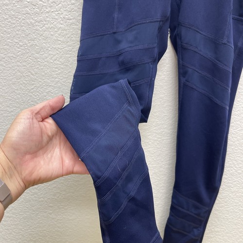R.A.G RAG Juniors Medium Leggings Yoga Workout Active Mesh Sport EUC Athleisure - Picture 3 of 13