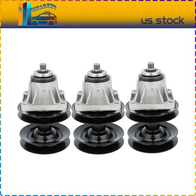 3 Deck Spindle Double Pulley for MTD Troy Bilt 46Deck 618-0593 618-0595 915-0595