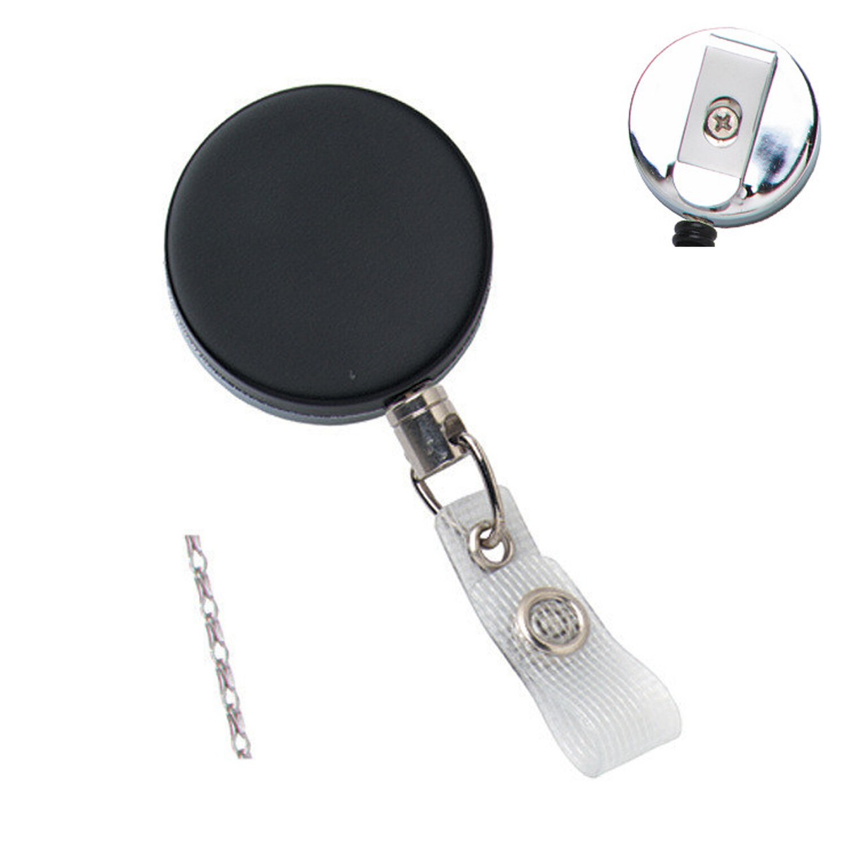 Will Well – Lot de 2 enrouleurs porte-badges rétractables, robustes