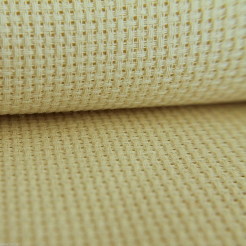 14 Count Aida Antique Cream 100% Cotton Various Sizes 10 cm to 100 cm Wide - 第 1/1 張圖片