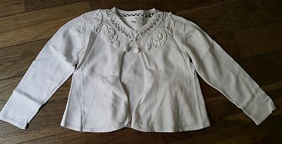Sehr schicke Weste Strickjacke weiß 6 Jahre KOOKAI