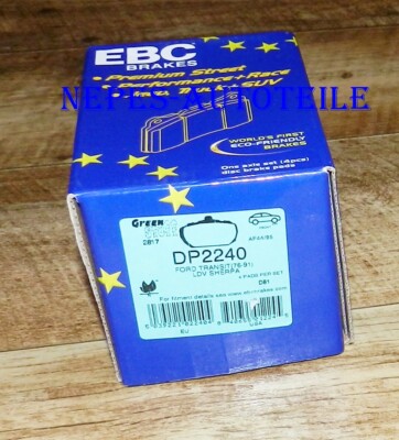 1 x EBC Brakes DP2240 Greenstuff Bremsbeläge für MG MGB GT TRIUMPH 2000 2500 2.5
