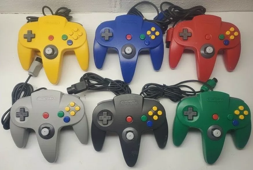 fisk Let dybt Official Nintendo 64 Controller OEM N64 Choose the Color Tight Sticks &amp;  CLEAN | eBay