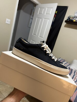 COMMON PROJECTS Original Achilles Full-Grain Nubuck Sneakers Size: EU 42