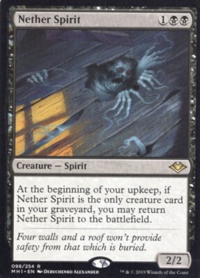 2X NETHER SPIRIT 098/254 MODERN HORIZONS MTG MAGIC NM X2