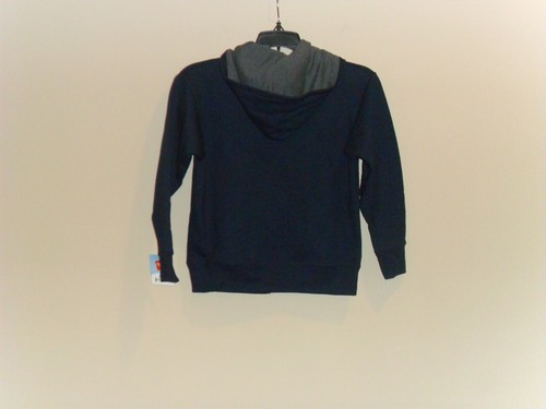 Hanes boys Hoodie EcoSmart Full-Zip Navy Blue Size: Medium New with tag - Picture 4 of 7
