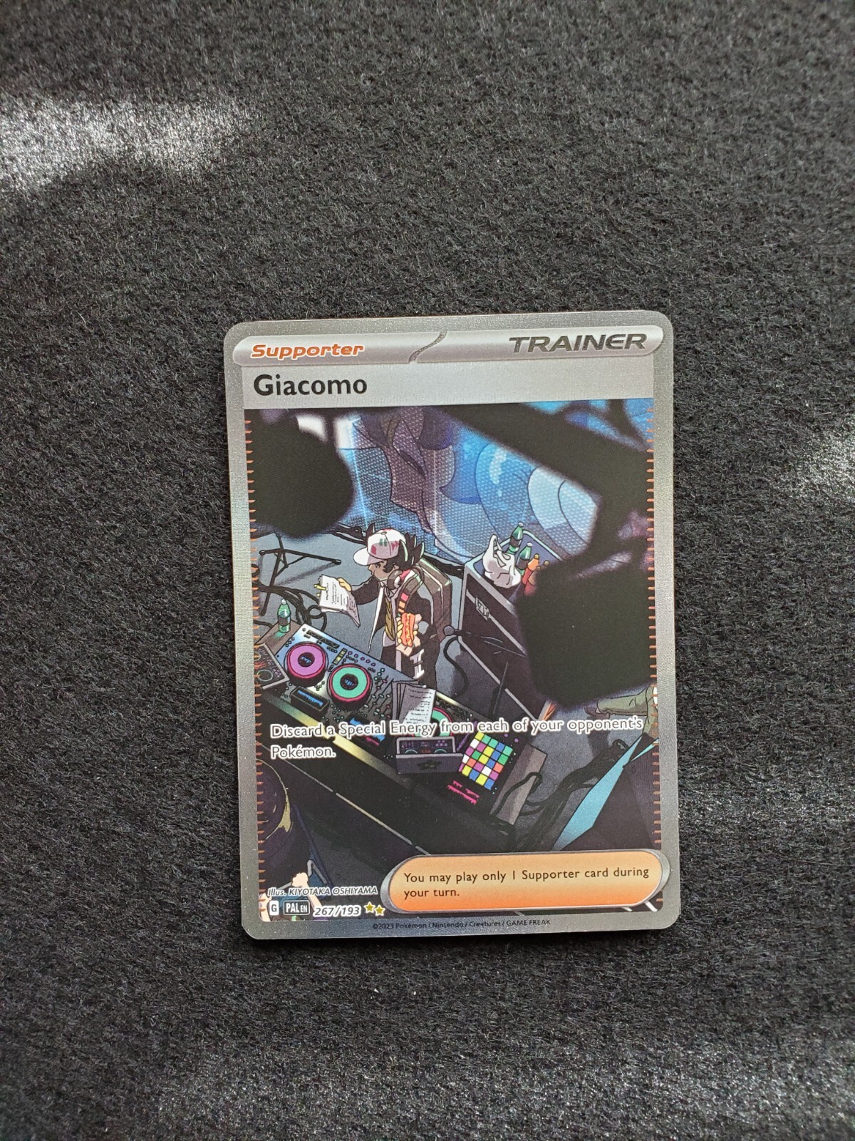 Giacomo 267 Special Illustration Paldea Evolved SV02 Pokemon Near Mint Save Deal