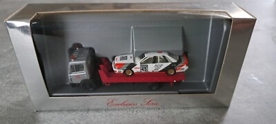 50 OVP LKW 1:87 Herpa 182232 AvD Set Mercedes Abschleppwagen Audi DTM Rennwagen