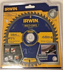 NEW  IRWIN 7 1/4" 48D CARBIDE TIPPED CIRCULAR SAW BLADE # 363017LA