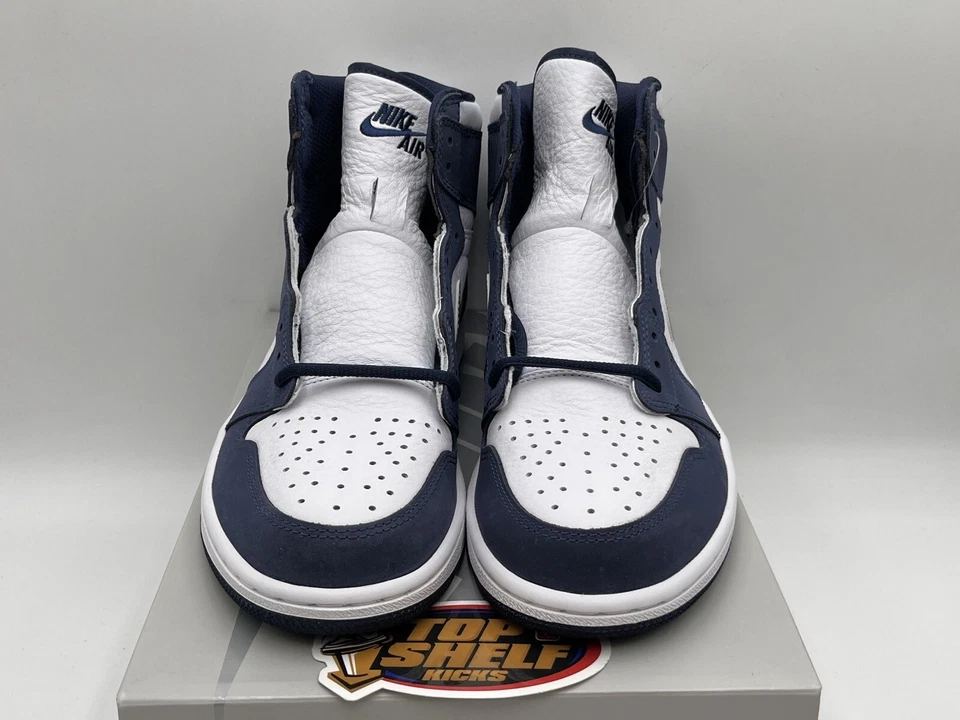 Nuevo Air Jordan 1 Retro Alto OG Co.jp Midnight Navy 2020 Talla 9 Auténtico Raro  Foto 3 de 4