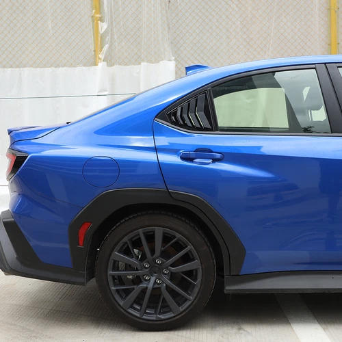 For Subaru WRX STI VB 2022-2025 ABS Gloss Black Rear Window Louver Cover Trims - Foto 4 di 16