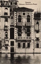 Old postcard AK VENICE Palazzo Contarini-Fasan ITALY (497228)