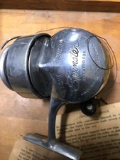 Vintage Airex Bache Brown Spinster Spinning Reel with Original Box and Insert