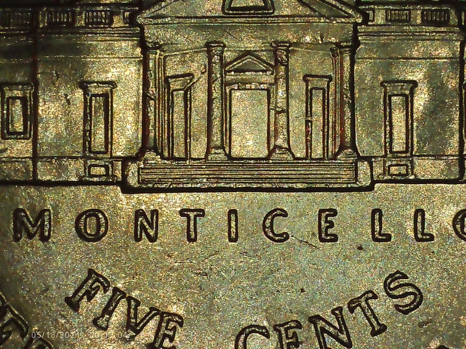 2017-D Jefferson nickel strong doubling DDO DDR five full steps 5FS GEM 5c - Image 2 of 4