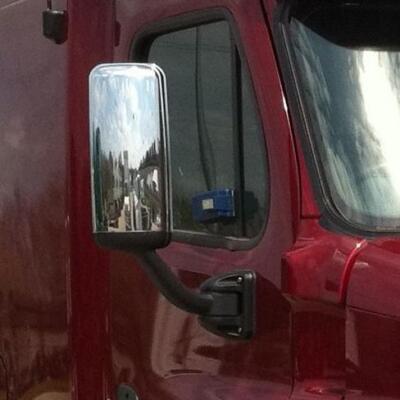 Fortpro Chrome Mirror Cover for Freightliner Cascadia 2008-2016 - Passenger Side