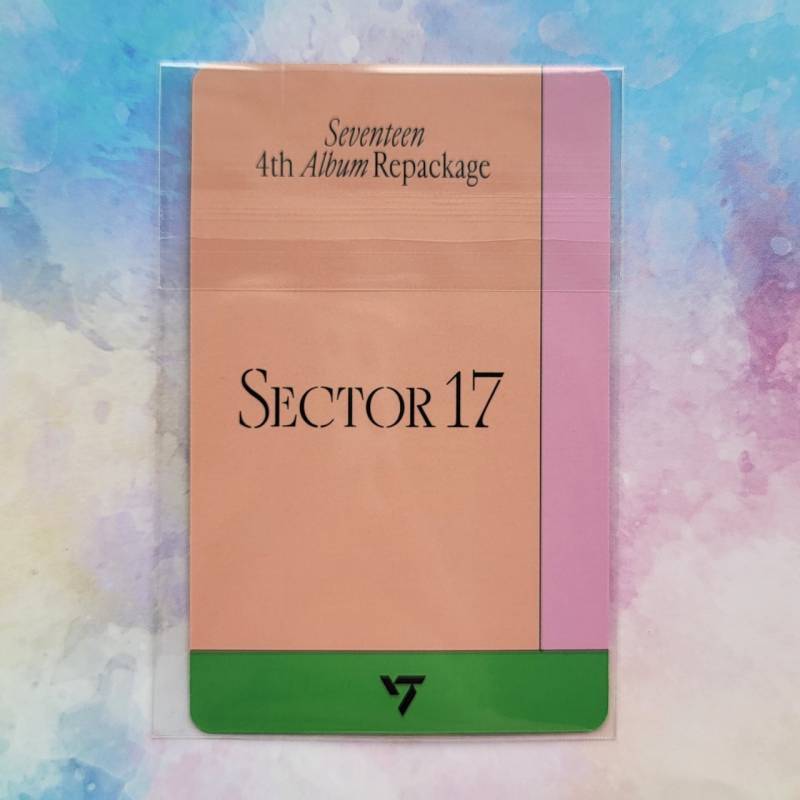 SEVENTEEN PhotoCard Sector 17 Compact ver. UMJ Weverse Japan
