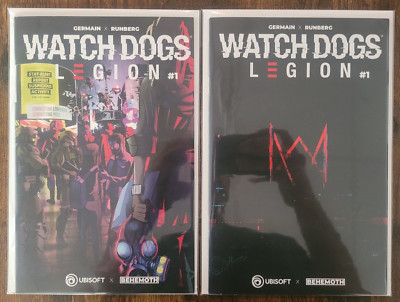 WATCH DOGS LEGION #1 Cover C & Limited Edition Variant  Behemoth Comics Ubisoft