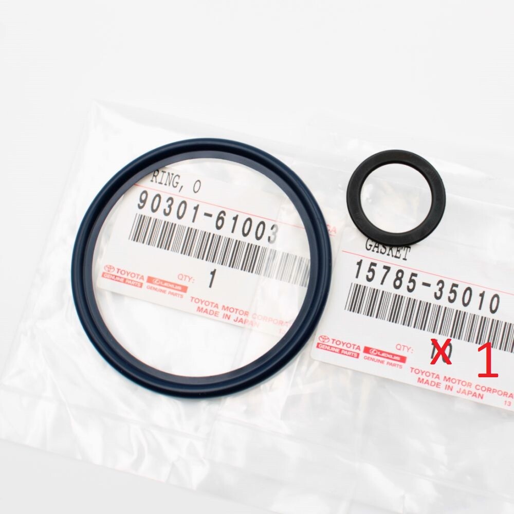 GENUINE OEM TOYOTA ENGINE OIL COOLER ORING SET OF TWO 9030161003 /