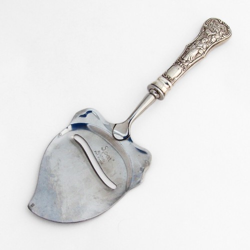 Happy Village People Cheese Plain Slicer Theo Olsen Sterling Silver Norway - 第 1/6 張圖片