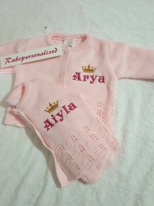 personalised baby cardigan