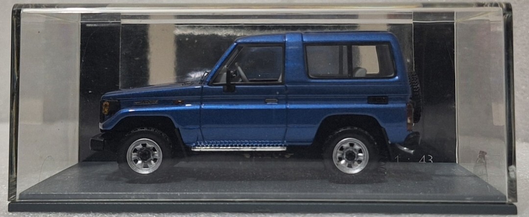Toyota Land Cruiser 70 Series 1986 Blue 1:43 Neo 43999 VVM 101 (1
