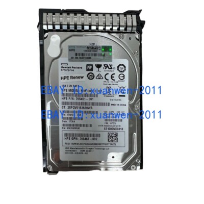 HPE 765453-B21 765868-001 1TB 6Gb/s SATA 7.2K 2.5'' SFF 512e HARD DRIVE FOR G8 G9
