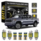 18x Interior LED Light Bulbs Lience Plate For Toyota Tundra 2007-2022 White