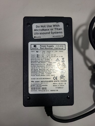 Power Supply P08792-02 power adapter, five pin plug, Tested And Working - Bild 2 von 8