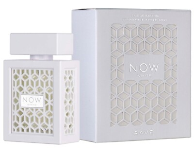 Lattafa Rave Now White 3.4oz EDP Spray Unisex New In Box Free Shipping.