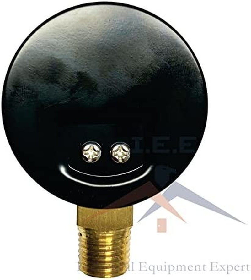 Air Compressor Pressure/Hydraulic Gauge 2" Face Side Mount 1/4" NPT 0-200 PSI