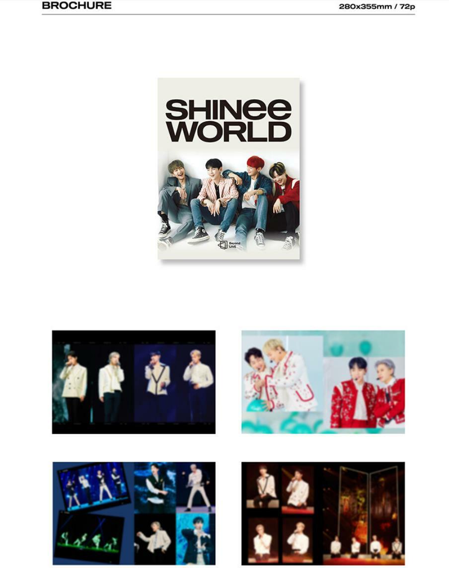SHINEE Beyond LIVE SHINee WORLD OFFICIAL GOODS BROCHURE +