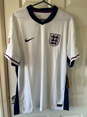 2024 Official England Football Home Match DriFit ADV Authentic Shirt Adult  XL UK