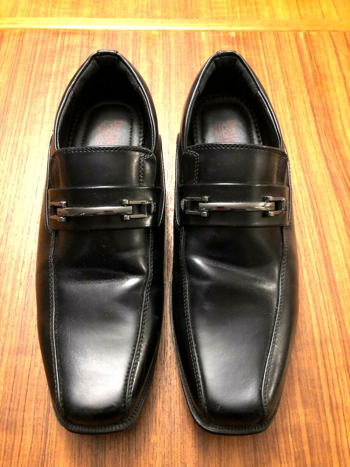 DEXTER Black Silver Buckle Size 