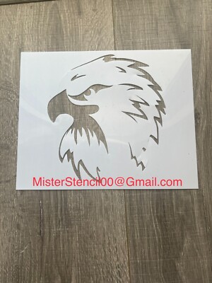 Eagle stencil paint/trace/drawing Size 8x10 reusable All sizes face painting