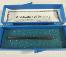 Deltronic .1610 Gage Pin Class X With Certification of Accuracy