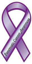 Ribbon Awareness Support Magnet - Pancreatic Cancer - Cars, Trucks, Refrigerator